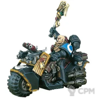 Описание картинки Space Marine Chaplain on Bike от Stark Foundry по цене 810руб | Свободный Рынок Миниатюр - СРМ