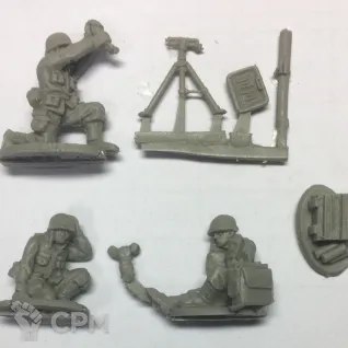 Описание картинки US Airborne medium mortar team (1944-45) от  по цене 600руб | Свободный Рынок Миниатюр - СРМ