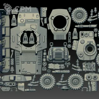 Описание картинки Hippogriff AFV (Scan) от AxeL's Forge по цене 2 000руб | Свободный Рынок Миниатюр - СРМ
