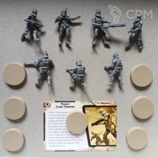 Описание картинки Clone Troopers Phase I от Dragar по цене 2 500руб | Свободный Рынок Миниатюр - СРМ