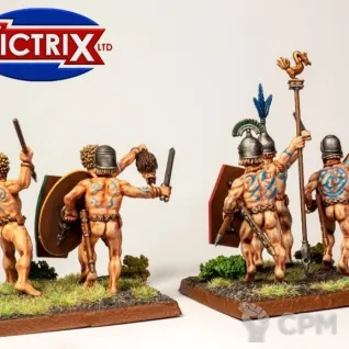 Описание картинки Ancient Gallic Naked Fanatics от Base 28 по цене 2 944руб | Свободный Рынок Миниатюр - СРМ