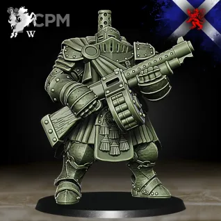 Описание картинки Highlanders - Heavy Soldier with Shotgun - Trench Crusade от Critical Print по цене 460руб | Свободный Рынок Миниатюр - СРМ