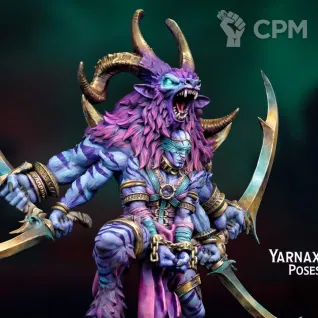 Описание картинки Yarnax Possessed By The Beast от PocketSized Prints по цене 200руб | Свободный Рынок Миниатюр - СРМ