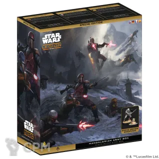 Описание картинки Star Wars: Legion - Mandalorian Special Edition Army Box от Nolar по цене 25 000руб | Свободный Рынок Миниатюр - СРМ