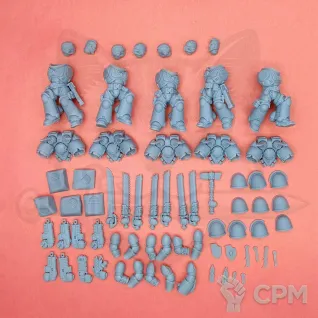 Описание картинки Assault Intercessors With Jump Packs от  по цене 1 200руб | Свободный Рынок Миниатюр - СРМ