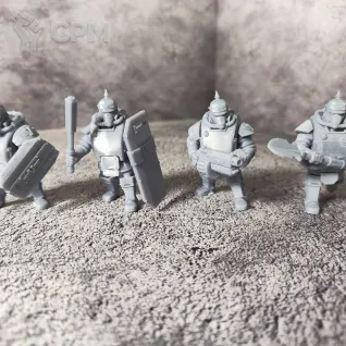 Описание картинки Krieg Ogryns от 3Д-Печка по цене 900руб | Свободный Рынок Миниатюр - СРМ