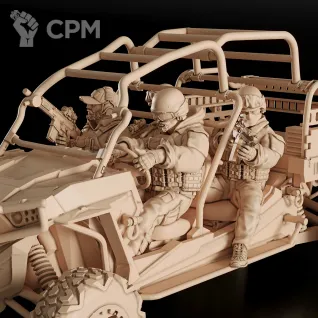 Описание картинки Buggy Crew MRZR Минифигурки от GAS3TXD  по цене 250руб | Свободный Рынок Миниатюр - СРМ