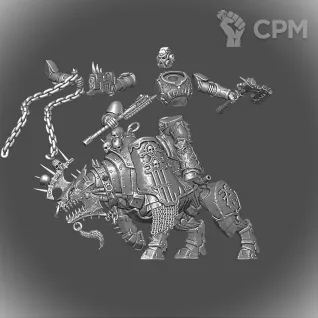 Описание картинки World Eaters Lord on Juggernaut / Lord Invocatus от Formosa Printing по цене 700руб | Свободный Рынок Миниатюр - СРМ