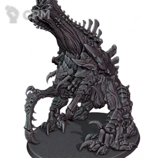 Описание картинки Tyranids - Exocrine Pose C от 3D Print Workshop по цене 2 070руб | Свободный Рынок Миниатюр - СРМ