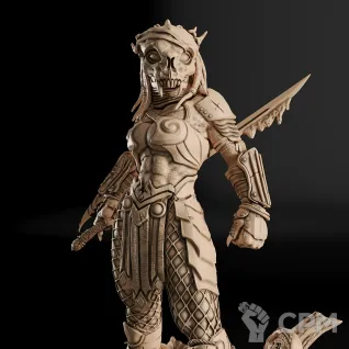 Описание картинки Female Predator Фигурка (Predator) от GAS3TXD  по цене 3 900руб | Свободный Рынок Миниатюр - СРМ