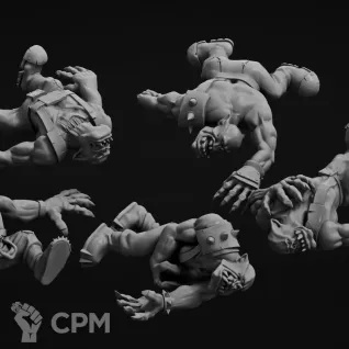 Описание картинки Dead Orcs от LDBits по цене 1 093руб | Свободный Рынок Миниатюр - СРМ