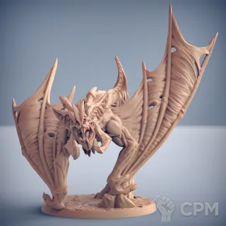 Описание картинки Чудовищная Летучая мышь (Dire Bat) от Gabrigame_Print по цене 1 470руб | Свободный Рынок Миниатюр - СРМ