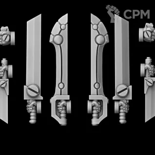 Описание картинки Weapons melee set DW (для ближнего боя) от LDBits по цене 673руб | Свободный Рынок Миниатюр - СРМ