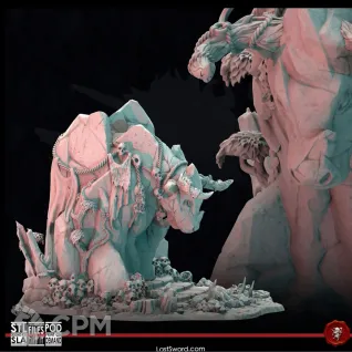Описание картинки Beastmen Herdstone от Barduck Miniatures по цене 2 108руб | Свободный Рынок Миниатюр - СРМ