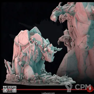 Описание картинки Beastmen Herdstone от Barduck Miniatures по цене 2 108руб | Свободный Рынок Миниатюр - СРМ
