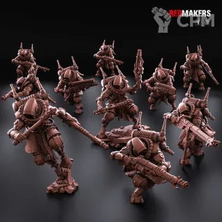 Описание картинки Tech Rangers от Wardog Workshop по цене 2 000руб | Свободный Рынок Миниатюр - СРМ