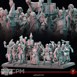 Описание картинки Empire Flagelants / Fanatics от Barduck Miniatures по цене 2 490руб | Свободный Рынок Миниатюр - СРМ