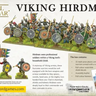 Описание картинки Viking Hirdmen от Base 28 по цене 3 440руб | Свободный Рынок Миниатюр - СРМ
