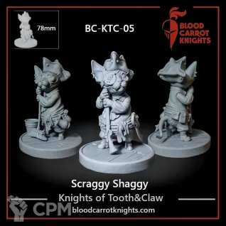 Описание картинки Тощий Шэгги | Коллекционная миниатюра 70 мм от Blood Carrot Knights по цене 1 350руб | Свободный Рынок Миниатюр - СРМ