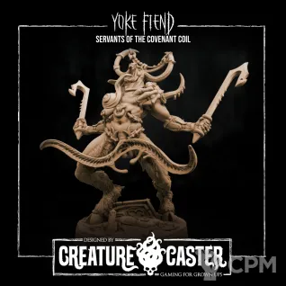 Описание картинки Yoke Fiends of the Covenant Coil от Manufactorum76 по цене 700руб | Свободный Рынок Миниатюр - СРМ