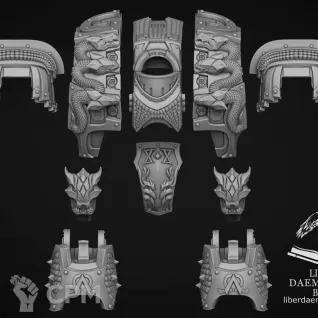 Описание картинки Armor model "Levi" type Hydra от LDBits по цене 1 258руб | Свободный Рынок Миниатюр - СРМ