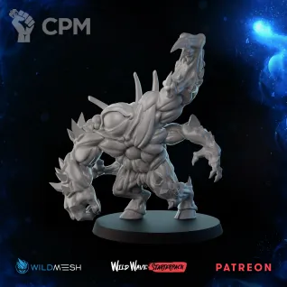 Описание картинки Chaos Spawn от Studio Cockatoo по цене 723руб | Свободный Рынок Миниатюр - СРМ