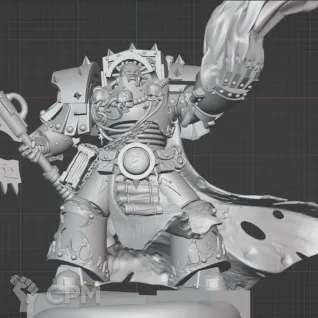 Описание картинки Chaos Sorcerer Terminator от Daniilfedyakov по цене 600руб | Свободный Рынок Миниатюр - СРМ