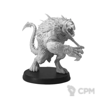Описание картинки Rat ogre #2 / Vermin Hulk 2 от Punga Miniatures по цене 700руб | Свободный Рынок Миниатюр - СРМ