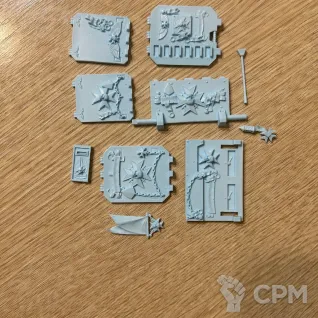 Описание картинки BLACK TEMPLARS CHAPTER UPGRADE RHINO DOORS от Nakatan по цене 750руб | Свободный Рынок Миниатюр - СРМ