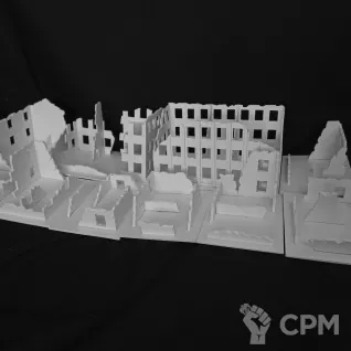 Описание картинки Руины 1/100 от Capitan Martinez по цене 3 625руб | Свободный Рынок Миниатюр - СРМ