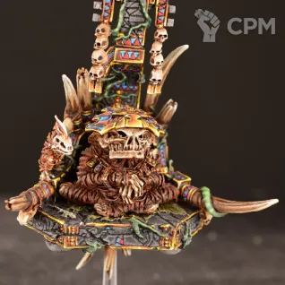 Описание картинки Venerable Lord Kroak от +Tamplier+ по цене 20 000руб | Свободный Рынок Миниатюр - СРМ