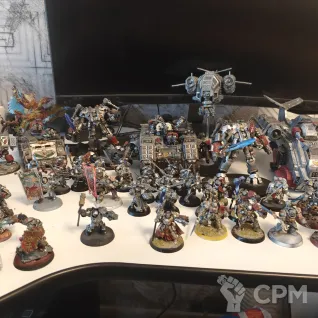 Описание картинки Армия Grey Knights от TrTinf по цене 60 000руб | Свободный Рынок Миниатюр - СРМ