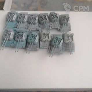 Описание картинки ZSU-57-2 AA Platoon (BF-TQBX03), все или по 4 штуки от AlexZhar по цене 5 150руб | Свободный Рынок Миниатюр - СРМ
