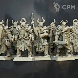 Описание картинки Chaos Warrior от 3Д печать миниатюр по цене 200руб | Свободный Рынок Миниатюр - СРМ