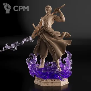 Описание картинки Zoro Фигурка (One Piece) от GAS3TXD  по цене 4 300руб | Свободный Рынок Миниатюр - СРМ