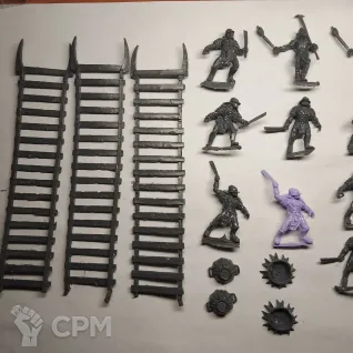 Описание картинки Uruk-hai Siege Troops от Серж по цене 1 350руб | Свободный Рынок Миниатюр - СРМ