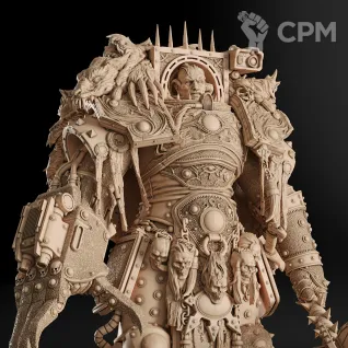 Описание картинки Horus Lupercal Primarch Фигурка (Warhammer) от GAS3TXD  по цене 3 900руб | Свободный Рынок Миниатюр - СРМ