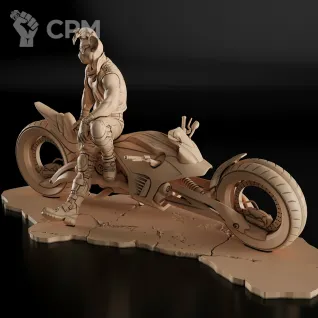 Описание картинки Throttle Фигурка (Biker Mice from Mars) от GAS3TXD  по цене 5 400руб | Свободный Рынок Миниатюр - СРМ