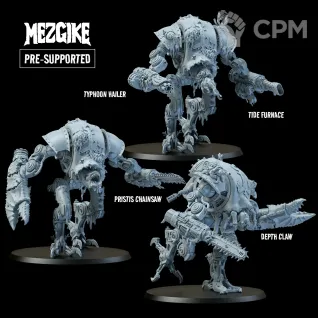 Описание картинки Dredge Depth Hounds Pack A от Age of Printmar по цене 1 328руб | Свободный Рынок Миниатюр - СРМ