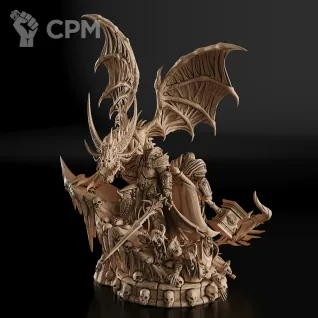 Описание картинки Arthas Menethil Lich King Диорама (World of Warcraft) от GAS3TXD  по цене 19 900руб | Свободный Рынок Миниатюр - СРМ
