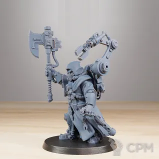 Описание картинки Adeptus Mechanicus: Tech-Priest Enginseer от 3Д печать миниатюр по цене 313руб | Свободный Рынок Миниатюр - СРМ