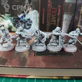 Описание картинки +Corrupted Guard + Культисты от WastelandMiniatures по цене 920руб | Свободный Рынок Миниатюр - СРМ