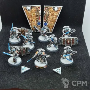 Описание картинки Grey Knight Barricade от AxeL's Forge по цене 100руб | Свободный Рынок Миниатюр - СРМ