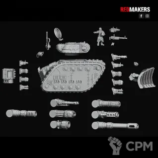 Описание картинки Leman Russ Battle Tank от Milestone по цене 2 750руб | Свободный Рынок Миниатюр - СРМ