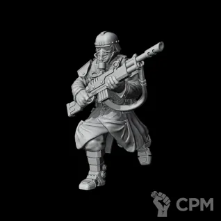 Описание картинки Гвардейцы Крига / Death Korps of Krieg от 3Д печать миниатюр по цене 179руб | Свободный Рынок Миниатюр - СРМ