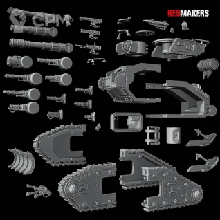 Описание картинки Bastion – Solar Heavy Tank – Imperial Force от WebWay 3D по цене 4 650руб | Свободный Рынок Миниатюр - СРМ
