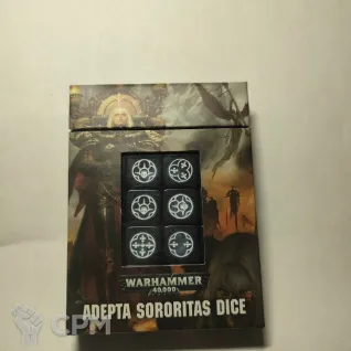 Описание картинки Adepta sororitas dice set от Zeteus по цене 15 000руб | Свободный Рынок Миниатюр - СРМ