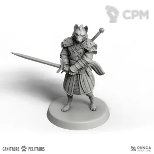 Описание картинки Canitaur Witcher "White Wolf" от Punga Miniatures по цене 700руб | Свободный Рынок Миниатюр - СРМ