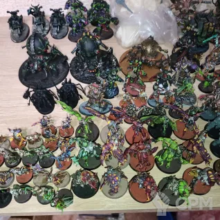 Описание картинки Армия Chaos Space Marines от Revan по цене 60 000руб | Свободный Рынок Миниатюр - СРМ