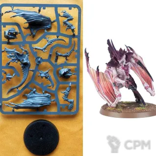 Описание картинки Winged Tyranid Prime от aldger по цене 900руб | Свободный Рынок Миниатюр - СРМ